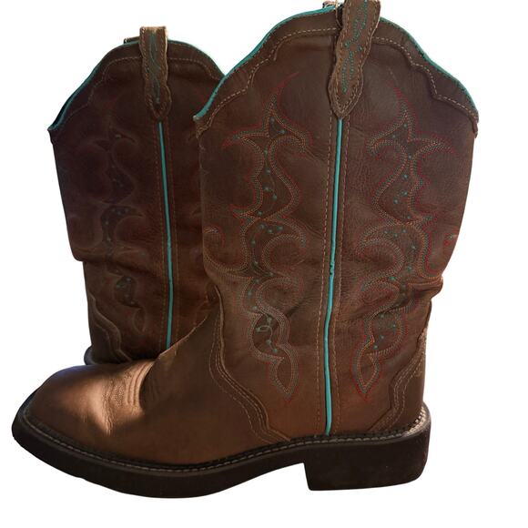 Justin Boots Women's Raya Gypsy Collection 12" Soft Toe Boots, Size 10B - Picture 1 of 10